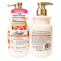 Lotion corporelle hydratante, raffermissante, rafraîchissante et éclaircissante à l'amande et à la vitamine C, best-seller, 500 ml
