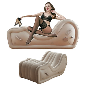 Canapé gonflable ergonomique avec pompe intégrée, canapé gonflable d'extérieur, chaise longue gonflable, chaise sexuelle - Product Image 2