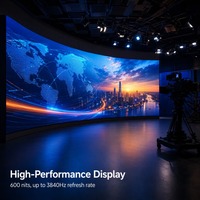 Écran LED ultra-fin 8 mm léger et flexible, luminosité 600 CD, 1,538 mm, entretien frontal, magnétique, pour magasin de détail numérique