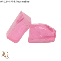 Matériaux bruts créés en laboratoire # Tourmaline rose 1244, pierre précieuse taillée, lapidaire, synthétique, simulée, matière première Nano Nanosital