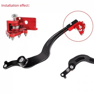 Pièces de moto CNC, Vente en gros de pointe de pédale de frein de moto rotative CNC, Embout de levier de frein en alliage d'aluminium CNC - Product Image 4