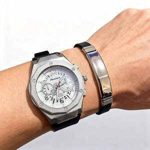 Orologio al Quarzo da <span class=keywords><strong>Uomo</strong></span> con Quadrante Grande da 45mm, Modello Nuovo 2025, in Acrilico, per Business, ODM, Regalo Trendy per Studenti - Product Image 6