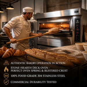 Solution Complète pour Équipements de Boulangerie : <span class=keywords><strong>Four</strong></span> à Sole Personnalisé, Trancheuse à Pain, Étuve de Fermentation X-Tray CE en Acier Inoxydable 304 - Product Image 1