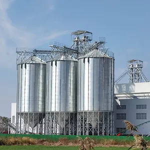 silos de acero inoxidable para guardar leche 500t brewery mealico silo