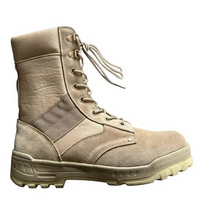 TSB09 customized light weight breathable desert <b>boots</b> cow leather suede khaki <b>brown</b> quick production short lead time - Product Image 2