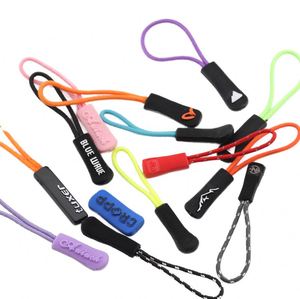 Tirador de Cremallera Personalizado con Logotipo de Marca, de PVC Plástico, Diseño de Dibujos Animados, Ecológico, Colores Personalizados, Deslizadores de Cremallera sin Bloqueo para Prendas - Product Image 2