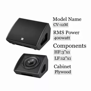 CV12M มืออาชีพสตูดิโอ12นิ้ว Coaxial ที่ใช้งานเวทีจอภาพ - Product Image 2