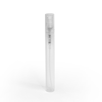 Flacons vaporisateurs miniatures transparents rechargeables de 2 ml, 3 ml, 5 ml, flacons échantillons fins en plastique avec boîte pour parfum
