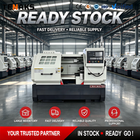 Torno CNC Horizontal Multifunción de Alta Precisión CK6136, Bancada Plana, Control GSK, Husillo Único, Trabajo Mediano, con Función de Fresado