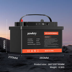 بطارية USB LiFePO4 بدورة عميقة 12 فولت 100 أمبير في الساعة + دورات ، حزمة بطارية بمنفذ إخراج من النوع C لنظام الطاقة الشمسية - Product Image 4