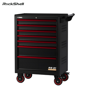 Rockshell 7 <strong>Drawer</strong> Rolling <strong>Tool</strong> Cabinet Heavy Load <strong>Drawer</strong> 45KG Professional <strong>Tool</strong> Trolley with Cr-V <strong>Tools</strong> for Auto Repair Shop - Product Image 1