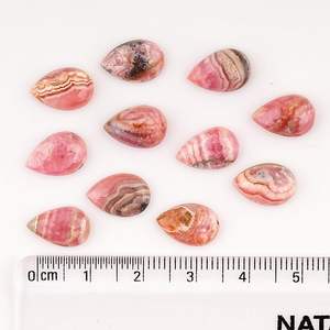 YASHEE - Gemas Naturales de Rodocrosita en Forma de Pera, Color Rosa Pulido, para Joyería, Manualidades, Decoración del Hogar, Unisex, Adulto, 10 Piezas - Product Image 4
