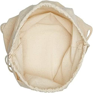 Wholesale Custom Biodegradable Cotton <b>Drawstring</b> Pouch <b>Bag</b> for Jewellery Packing with <b>Personalised</b> Logo Printing - Product Image 2