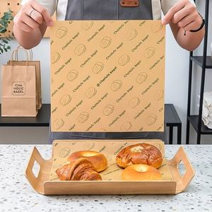 Customizable <b>Biodegradable</b> Eco-Friendly Food Grade Hamburger Baking Wrapping <b>Paper</b> for Bread Cookie Packaging - Product Image 6