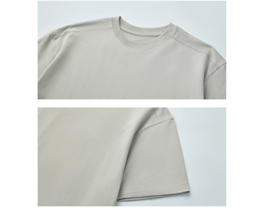 Camisetas Lisas al por Mayor, Camiseta Casual de Manga Corta para Hombre, de Alta Calidad, Verano, 260 g/m², Corte Cuadrado, Transpirable - Product Image 6
