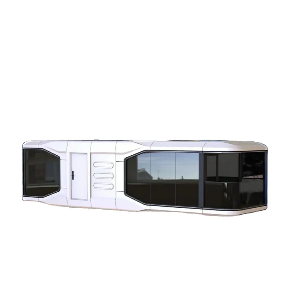 Moderna struttura in acciaio per esterni di lusso per dormire capsula spaziale Hotel contenitore casa per uso domestico