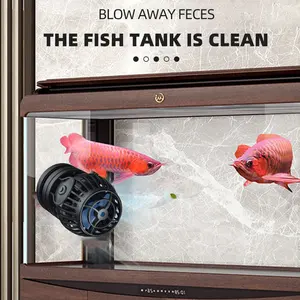 Jebao SOW-3N Serie DC 12V <span class=keywords><strong>Aquarium</strong></span> Sinusgolfpomp 2-6W Verstelbare Visbak Golfmaker met Controller Ultra Stil - Product Image 5