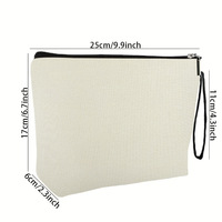Pochette à fermeture éclair à motif de chat mignon, sac de toilette portable multifonctionnel, trousse à crayons pour étudiants, sac de rangement pour la maison et l'extérieur
