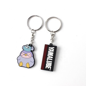 Porte-clés personnalisé en caoutchouc série Kawaii porte-clés dessin animé porte-clés anime chaud pour enfants hommes sac portefeuille clés - Product Image 6