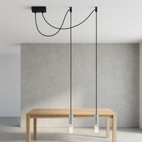 Lámparas Colgantes LED Redondas de Hierro Negro Estilo Nórdico Moderno, Personalizadas, 220V E27, para Dormitorio