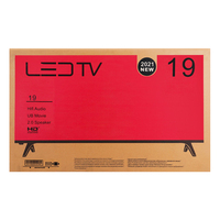 Téléviseur LED 19 Pouces - Boîte Rouge - Prix Usine de Gros - Dernier Modèle - Grand Écran Plat - Télévision Connectée pour la Maison