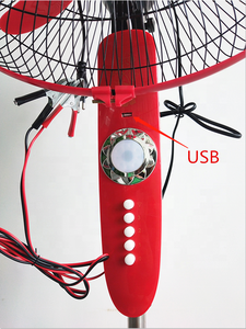 Ventilador de Pie Eléctrico de Corriente Continua de 12 V, Ventilador de Refrigeración Royal de Corriente Alterna/Continua de 220 V - Product Image 3