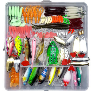 Fornecimento de Fábrica Kit de Pesca Completo Personalizável com Iscas Soft Spoon <span class=keywords><strong>Minnow</strong></span> Frog Popper Crankbait Conjunto Combo de Iscas Mistas - Product Image 2