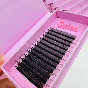Productos de pestañas en forma de <span class=keywords><strong>Y</strong></span> individuales de longitud mixta personalizados de alta calidad Pestañas postizas suaves naturales negras mate <span class=keywords><strong>YY</strong></span> W Lash - Product Image 1