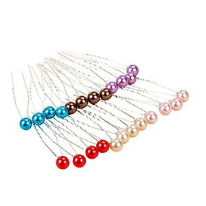 Coloré perle épingle à cheveux <span class=keywords><strong>u</strong></span> broche mariée cheveux tresse style embelli photographie de mariage <span class=keywords><strong>super</strong></span> fée coiffure - Product Image 5