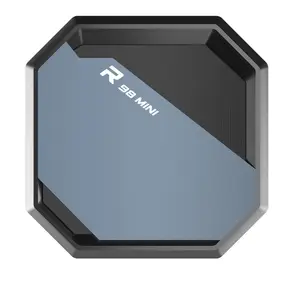 2024 새로운 셋톱 박스 R98 MINI 2GB RAM 16GB ROM 인기있는 디자인 락칩 RK3318 전체 4k hd Android10.0 쿼드 코어 TV 박스