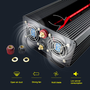 Home Power Pure Sine Wave 600W 12V 24V 48V 60V to 220V Digital Display Solar Power <b>Converter</b> - Product Image 4