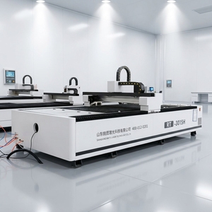 เครื่องตัดเลเซอร์ไฟเบอร์คาร์บอนสแตนเลส H1530 แบบแท่นเดียว CNC Cypcut ความเร็วสูง AI ตัดได้รวดเร็ว - Product Image 1