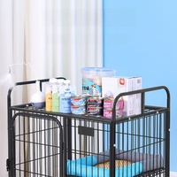 Villa pour chats, cage à chats à trois niveaux, enclos pour chats, cage pour chiens, cage pour animaux de compagnie