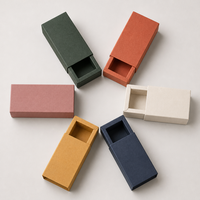Boîte en papier kraft personnalisée ECO avec insert pour savon, bougie, bijoux et emballage de produits cadeaux durables