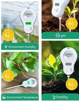 Wanbang ST-09 Nouveauté 2025 – Testeur intelligent d'humidité, de température et de fertilité du sol avec trois sondes interchangeables