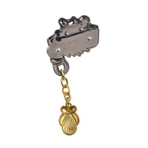 Broche de Luxo Banhado a Ouro com Olho Solar Artístico, Distintivo de Lapela de Metal Exagerado com Olho Grego para Mulheres, Joia de Moda - Product Image 2