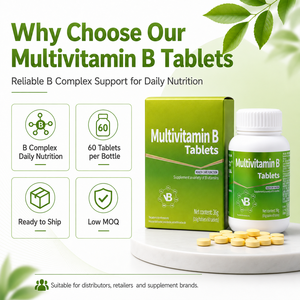 <span class=keywords><strong>Tabletas</strong></span> de Complejo Vitamínico <span class=keywords><strong>B</strong></span> Listas para Enviar, 60 Unidades, B1, B2, B6, B12, Apoyo al Metabolismo Energético - Product Image 3