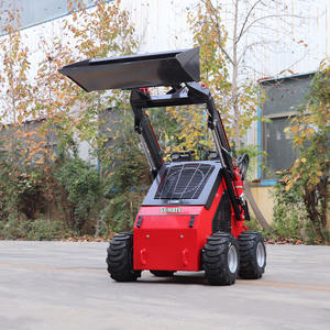 Mini-chargeuse sur pneus Soamte, moteur diesel, 950 kg, moteur EPA, pompe hydraulique Kubota YUKEN, certifiée CE - Product Image 1