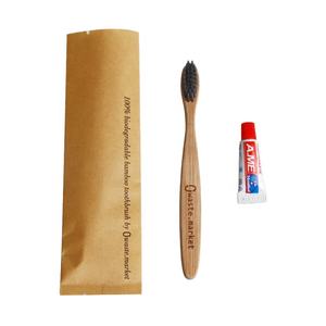 Çocuklar İçin Ekolojik Diş Fırçası Seti Toplu Çocuk Mini Diş Fırçası ve Yumuşak Kıllı Diş Macunu - Product Image 1