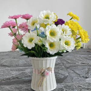 Arrangement de fleurs artificielles en soie de chrysanthème Yulong Craft Flower Factory, 30cm-100cm, décoration intérieure, accessoires de mariage - Product Image 2