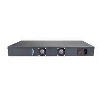Routeur 1U en PVC pour montage en rack N2840 DDR3L MSATA 4 82583V 82574 Intel NIC LAN 4 ports LAN Petit appareil passerelle Pare-feu Pfsense
