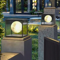 Lampe LED d'extérieur pour poteau de portail de jardin, étanche IP65, en métal, AC 85-265V, pour allée, aménagement paysager, sécurité et décoration