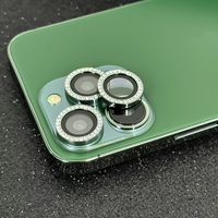 Nouveau Film de Protection en Verre Trempé Mini Diamant Scintillant pour Objectif d'Appareil Photo iPhone 18 17 16 15 14 13 12 11 Pro Max Plus