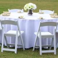 Chaise Pliante en Résine Rembourrée Blanche pour Mariage et Événements d'Extérieur, Vente en Gros