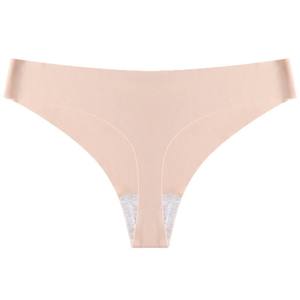 Tanga de Cintura Baja para <span class=keywords><strong>Mujer</strong></span>, Talla Europea, Color Sólido, Transpirable, de Poliéster y Algodón, para Yoga, Fitness, Uso Diario, Estilo Americano, ODM - Product Image 5