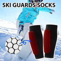Genouillères de ski en mousse EVA, protection contre les chocs, respirantes, évacuant l'humidité, ajustement confortable pour le ski et le football