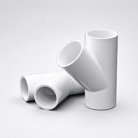 Raccord en T ou en Y en PVC Incliné SCH40 de 1/2 à 6 pouces pour Tuyaux d'Eau - Raccords Plastiques