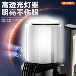 Lampe de camping LED rechargeable type C, éclairage portable pour tente extérieure, corps en ABS, durée de vie de 30000 heures - Product Image 4