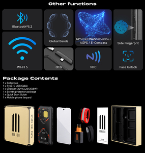 Teléfono Ultra Resistente IIIF150 B2, Pantalla de 6.8 Pulgadas, 120Hz, MTK G100, NFC, 15000 mAh, Cámara de 200MP, IP69K, Android 15, 8+256GB - Product Image 6