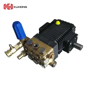 KUHONG Solid Shaft 24mm High Pressure Car Washer Accessories Pump Motor Drive Pump Triplex Ceramic Plunger Pumps